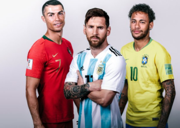 FIFA posta foto de Neymar ao lado de Messi e Ronaldo antes da convocação da seleção brasileira