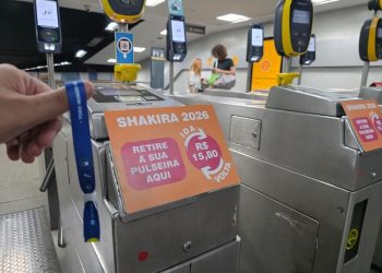 MetrôRio lança pulseira de retorno para show de Shakira em Copacabana