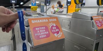 MetrôRio lança pulseira de retorno para show de Shakira em Copacabana