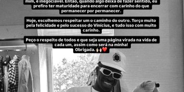 Virginia Fonseca confirma fim do namoro com Vinícius Júnior e pede respeito ao momento