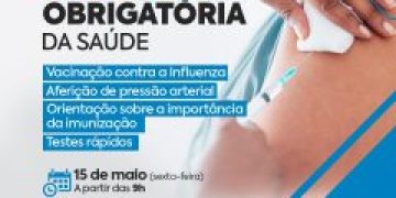 USF Bandeirantes realiza ação de vacinação, testes rápidos e orientações na praça do bairro