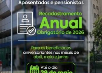 Instituto de Previdência de São Gonçalo convoca aposentados a fazerem recadastramento até 29 de maio