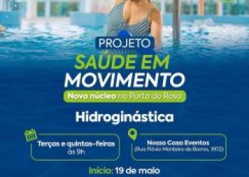 Fundação de São Gonçalo abre segunda turma gratuita de hidroginástica no Porto do Rosa