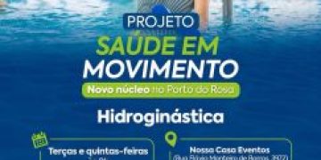 Fundação de São Gonçalo abre segunda turma gratuita de hidroginástica no Porto do Rosa