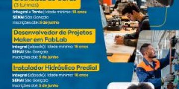 São Gonçalo abre inscrições gratuitas para cursos profissionais em parceria com Firjan/Senai