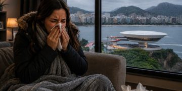 Frio e chuva em Niterói podem afetar sono, humor e saúde respiratória, alertam especialistas