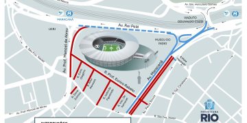 CET-Rio realiza operação para jogo entre Flamengo e Palmeiras no Maracanã