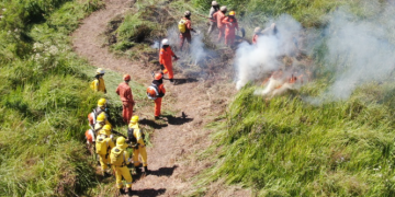 Treinamento do CBMERJ reforça combate a incêndios florestais em Resende