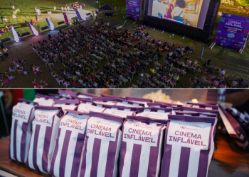 Cinema inflável realiza sessões gratuitas em Volta Redonda de 22 a 24 de maio