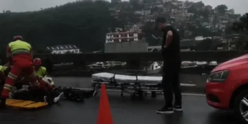 Acidente na Ponte Rio-Niterói provoca feridos e trânsito lento na manhã desta quarta-feira