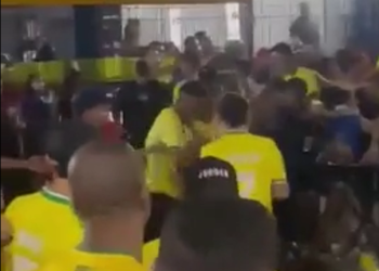 Briga envolvendo dez pessoas em Duque de Caxias ocorre após jogo da seleção, sem oficiais acionados