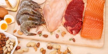 Comparação de proteínas em carnes de boi, frango, peixe e porco, considerando cortes e preparo