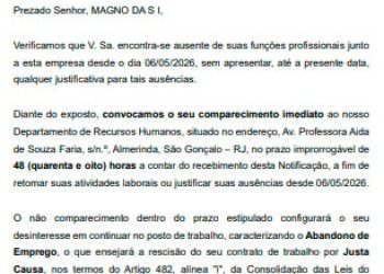 Orizon anuncia convocação para retorno ao trabalho