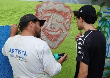 Projeto Cultura e Arte de São Gonçalo oferece aulas gratuitas de graffiti no Centro Cultural Joaquim Lavoura