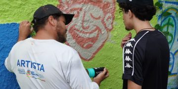 Projeto Cultura e Arte de São Gonçalo oferece aulas gratuitas de graffiti no Centro Cultural Joaquim Lavoura