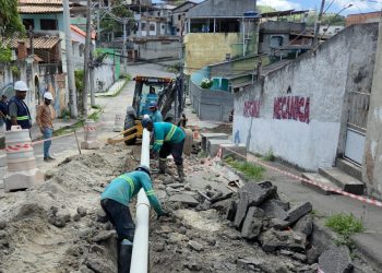 Abastecimento de água reduzido em bairros da Baixada Fluminense devido a reparo emergencial