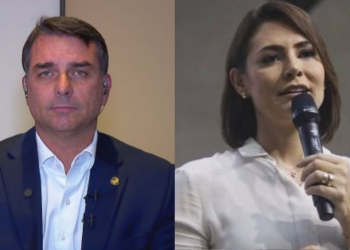 Flávio Bolsonaro pede desculpas a Michelle Bolsonaro após atrito divulgado nas redes