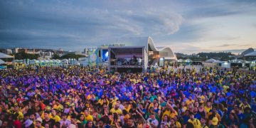 Caminho Niemeyer em Niterói recebe evento de Copa com shows, esportes e transmissão ao vivo
