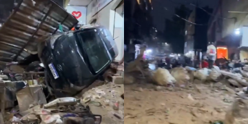 Rompimento de tubulação de esgoto causa caos na Rocinha, sem feridos