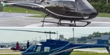 Colisão entre dois helicópteros no Recreio dos Bandeirantes provoca morte de seis pessoas e investigações do Cenipa