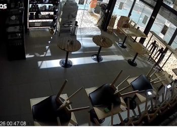 Furtam R$ 304,50 de cafeteria em Icaraí durante invasão rápida