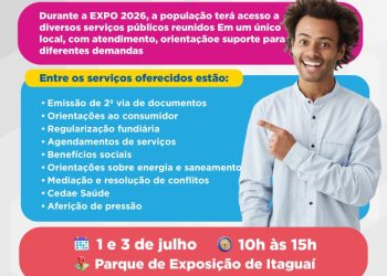 Itaguaí realiza ação de cidadania com serviços gratuitos na entrada da Expo 2026