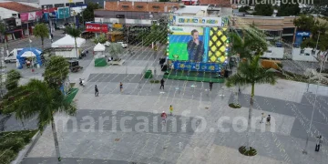 Estrutura da Esquina da Copa em Maricá é inaugurada para transmissões ao vivo e atrações culturais