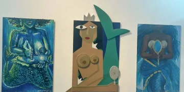 Exposição gratuita celebra Iemanjá com 123 obras de artistas diversos na Biblioteca Parque Estadual