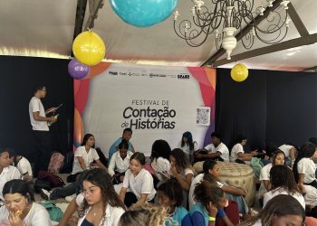Festival de contação de histórias incentiva leitura para crianças e adolescentes em São Gonçalo