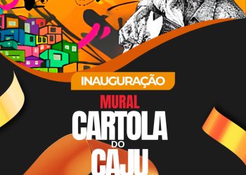 Inauguração do mural “Cartola do Caju” homenageia o samba e a história de Cartola