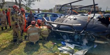 Acidente com dois helicópteros no Recreio dos Bandeirantes causa seis mortes e mobiliza investigações