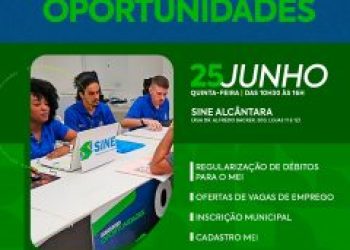 Sine Alcântara oferece 60 vagas de emprego e orientações para MEI nesta quinta-feira