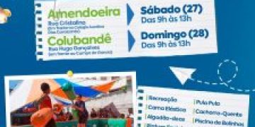 Último fim de semana de junho terá edições da Caravana de Arte e Lazer com atividades gratuitas para crianças