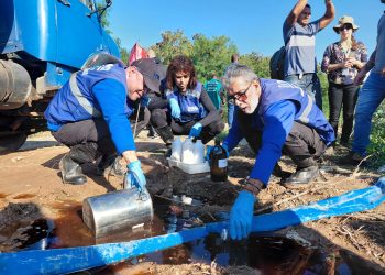 Alerj detecta despejo irregular de chorume no Jardim Gramacho e reforça fiscalização ambiental