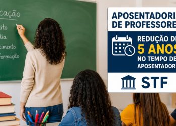 STF confirma redução de cinco anos no cálculo de aposentadoria de professores da rede pública