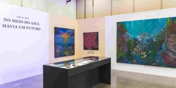 Última semana de exibição da exposição sobre o oceano no Espaço Cultural Correios de Niterói