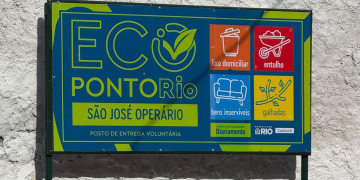 Rio de Janeiro instala o ecoponto São José Operário na Praça Seca, ampliando para 115 pontos