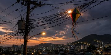 Aumento de incidentes com balões na rede elétrica do RJ durante festas juninas preocupa e causa riscos