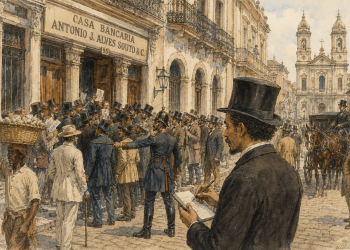 Crise financeira de 1864: a quebra da Casa Souto revela fragilidade do sistema bancário do Rio de Janeiro