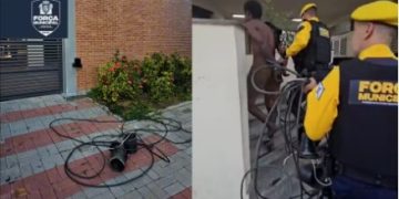 Homem é preso ao tentar furtar aproximadamente 60 metros de cabos de energia no Méier