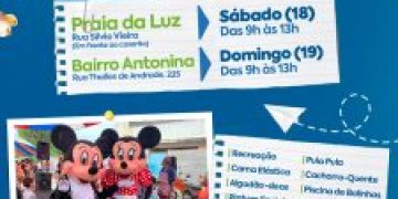 São Gonçalo realiza fim de semana de atividades recreativas gratuitas para crianças