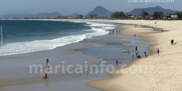 Previsão aponta mar calmo e tempo firme nas praias de Maricá neste fim de semana