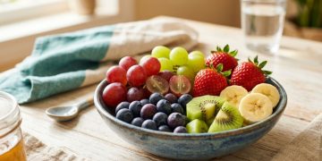 Alimentação rica em frutas favorece a saúde da microbiota intestinal e o funcionamento digestivo