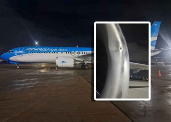 Peça semelhante a componente de drone é encontrada em motor de avião no Galeão