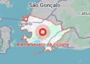 Defesa Civil de Niterói esclarece erro em alerta do Google sobre ciclone e informa ressaca