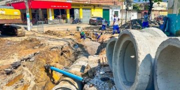 Prefeitura de São João de Meriti realiza obras de drenagem para reduzir riscos de alagamentos