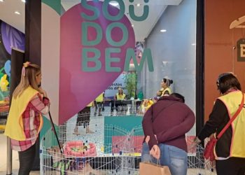 Campanha de adoção de cães e gatos movimenta Madureira Shopping neste sábado