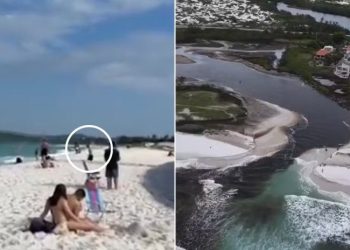 Investigações analisam se abertura na Lagoa da Barra Nova ocorreu por ação humana ou fenômeno natural
