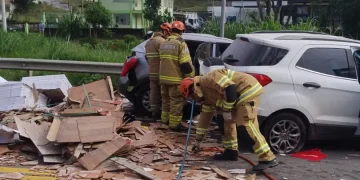 Acidente na BR 393 em Barra do Piraí deixa cinco mortos e nove feridos