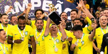 Seleção brasileira de futsal conquista terceiro título consecutivo na Copa das Nações 2026